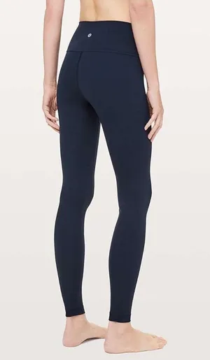 Lululemon Wunder Under Leggings Navy thumbnail 1
