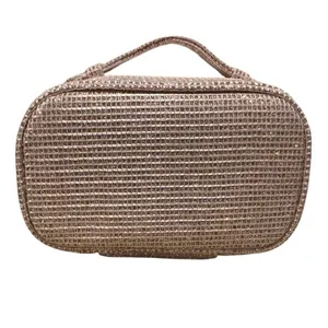 DIOR Limited Edition Holiday 2025 Cosmetic Pouch in Gold Shimmer, New in Box thumbnail 10