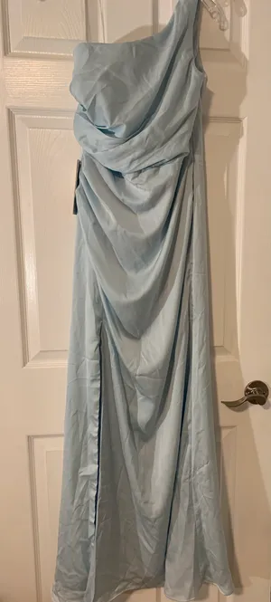 Sky Blue Formal Dress- Stacees thumbnail 3