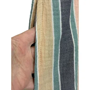 Angel jeans 100% cotton gauze striped wide leg pants Beachy boho 1X thumbnail 7