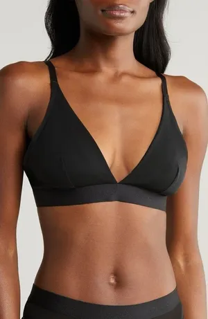 Lemonade Dolls Mesh Bralette Sheer Black Size 2L thumbnail 1