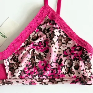 Aerie Pink Floral Bralette NWT M thumbnail 3