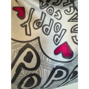 Coach Poppy graffiti heart print hobo bag & Wallet pink orange accents Y2K thumbnail 14