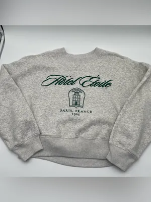 Abercrombie & Fitch “Hotel Eloile” Soft Collection Embroidered Sweatshirt Med thumbnail 6