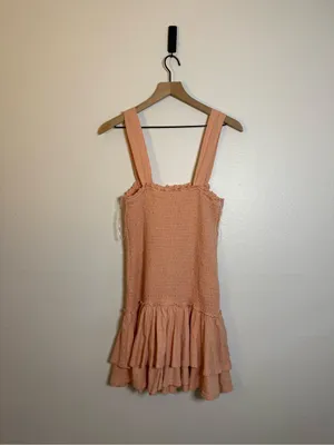 American Eagle Sunchaser Knit Smocked Drop Waist Mini Dress‎ thumbnail 3