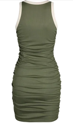 NWT Sleeveless Bodycon Ribbed Dress thumbnail 4