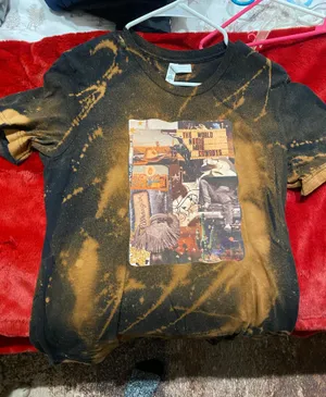 Bleached Cowboy Tee Black Size M thumbnail 1