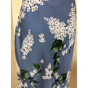 Keepsake The Label Blue Hydrangea Midi Slip Dress Size L thumbnail 6