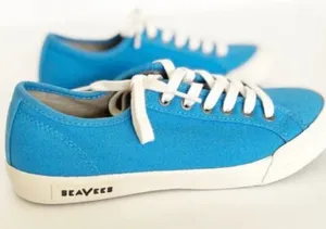 SeaVees blue lace up sneakers size 8 thumbnail 1