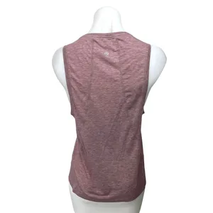 Lululemon Purple Knit Sleeveless Pullover Athletic Workout Gym Tank Top Size 4 thumbnail 2