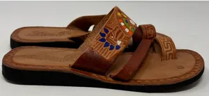 Amay Pe Women's Handmade Mexican Huarache‎ Colorful Embroidery Sandals Size 3 thumbnail 1