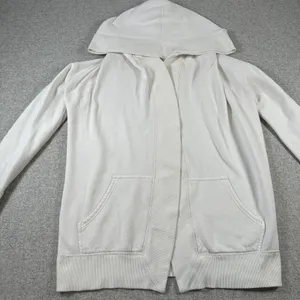 Polo‎ Ralph Lauren Womens Small Cardigan White Long Sleeve Open Front Collared thumbnail 13