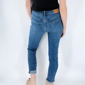 Zara Blue Mid Rise Skinny Jeans – Stretch Denim Ankle Length Fit Size 6 thumbnail 2