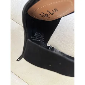 Style & Co Paycee Black Faux Suede‎ Kitten Heel Ankle Strap Sandals Womens 5M thumbnail 7