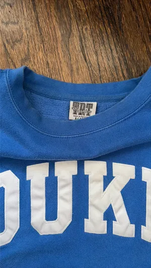 Vintage Duke university college crewneck sweatshirt thumbnail 3