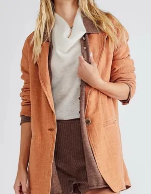 FREE PEOPLE Beckett‎ Boyfriend Blazer thumbnail 1