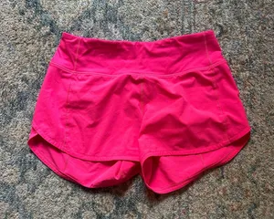 Lululemon speed up 4’ Hot pink shorts thumbnail 3