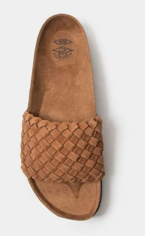 Rip Curl Marbella Woven suede Slides thumbnail 7