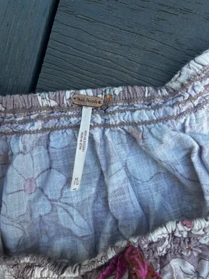 Free People Ruffle Top Floral thumbnail 2