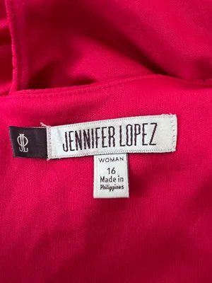 Jennifer Lopez pink sleeveless dress size 16 thumbnail 6
