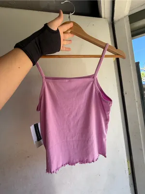 NWT BP Nordstrom Lavender Spaghetti Strap‎ squared neck Camisole size M thumbnail 2