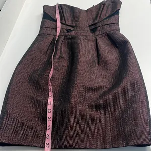 NWT sparkly dress strapless bustier‎ sweetheart mesh wedding guest hoco dress thumbnail 2