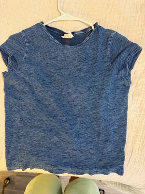 Universal Threads Basic blue baby tee S thumbnail 2