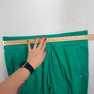 Lululemon 14 Dance Studio Mid Rise Pant Full Length Kelly Green Stretch Athletic thumbnail 10