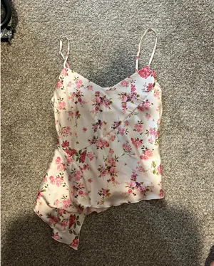 Primark floral satin tank top thumbnail 1