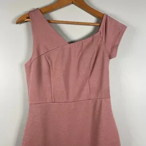 Lulu's Open Your‎ Heart Mauve Pink One-Shoulder Bodycon Midi Dress size XS Party thumbnail 3