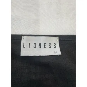 Lioness Cha Cha Wrap Mini Dress Women's M Black Off Shoulder Cocktail Party thumbnail 7