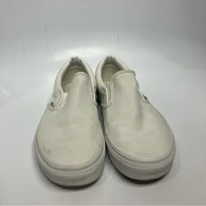 Vans all white slip on‎ shoes unisex sizes thumbnail 2