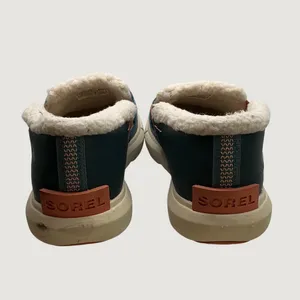 Sorel Explorer Blitz Drift Low Blue Felt Shearling Slip On Shoes LL4923-430 10 thumbnail 5