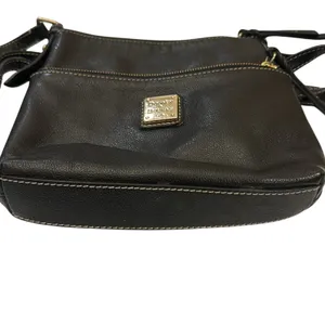 Vintage Black Dooney and Bourke 1975 Pebble Leather Crossbody thumbnail 10