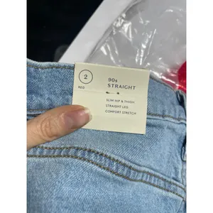 Universal Threads 90s‎ Straight Jeans Women 2R Blue High Rise Button Fly Stretch thumbnail 6