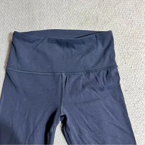 Women’s Navy Blue High Rise Active Leggings XXS EUC thumbnail 2