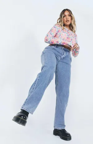 Cut Out jeans Mollie Asymmetrical Jeans thumbnail 1