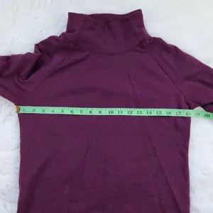 Etonic -525 Long Sleeve Mock Neck Top Magenta Small‎ thumbnail 4