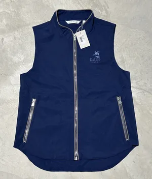 NWT Peter Millar Surge Vest Navy Blue Full Zip SZ Medium Unisex Kalos Golf thumbnail 1