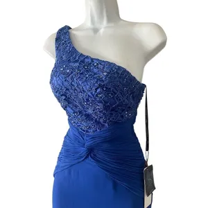 New Sue Wong Beaded One Shoulder Dress thumbnail 5