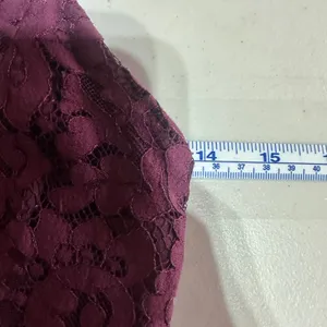 Lovers +‎ Friends Burgundy Lace Strappy Back Midi Dress Skylight Dress Size S thumbnail 15