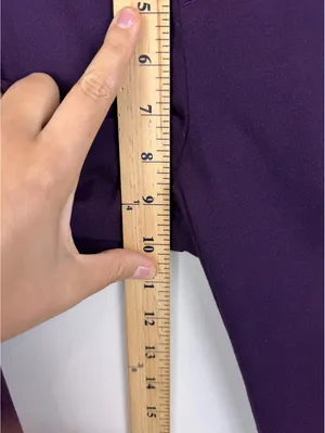 Banana Republic Avery Pants Purple Petite 2 Straight Leg Career Trousers thumbnail 12