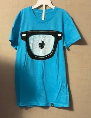 American Apparel Turquoise Graphic Tee thumbnail 1