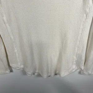Abercrombie Fitch‎ Soft A&F Cozy Women's Ivory Long Sleeve Tunic Top Women Sz XS thumbnail 3