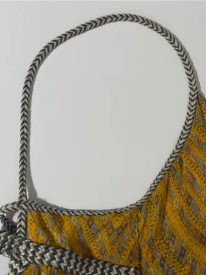 Free People Periscope Yellow Printed Sundress Spaghetti Strap Boho women’s Sz XS thumbnail 14