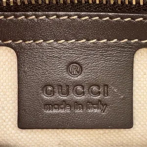 Gucci GG monogram canvas and leather tote thumbnail 11