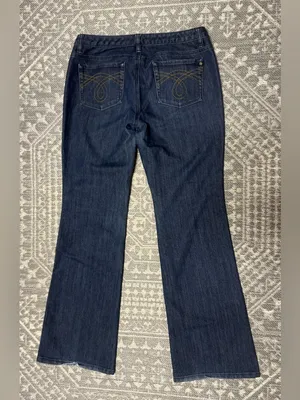 Michael Kors Indigo Flared Wide-Leg Jeans thumbnail 2