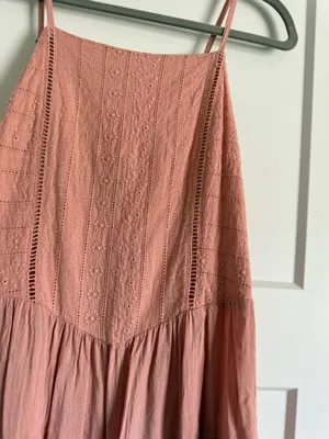 Wild Fable Peach embroidered dress thumbnail 5