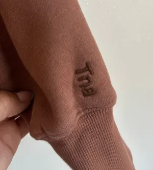 Aritzia TNA Cozy Fleece Boyfriend Crewneck Sweatshirt Size S thumbnail 4