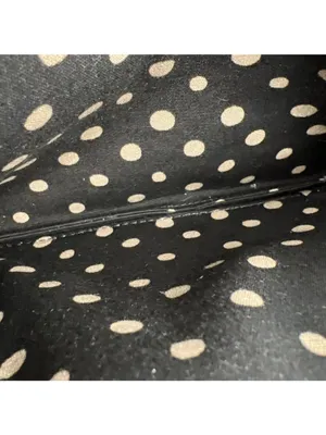 Brighton Wristlet Clutch Pouch Hearts 8.5x5 Black White Jeweled Boho Cottage thumbnail 9